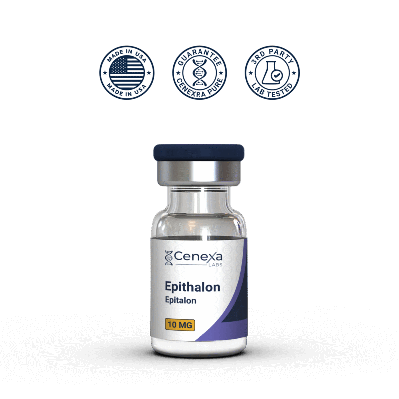 Epithalon peptide vial – telomerase activating research peptide – USA Made