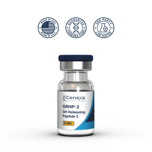 GHRP-2 peptide vial – USA made research grade pralmorelin