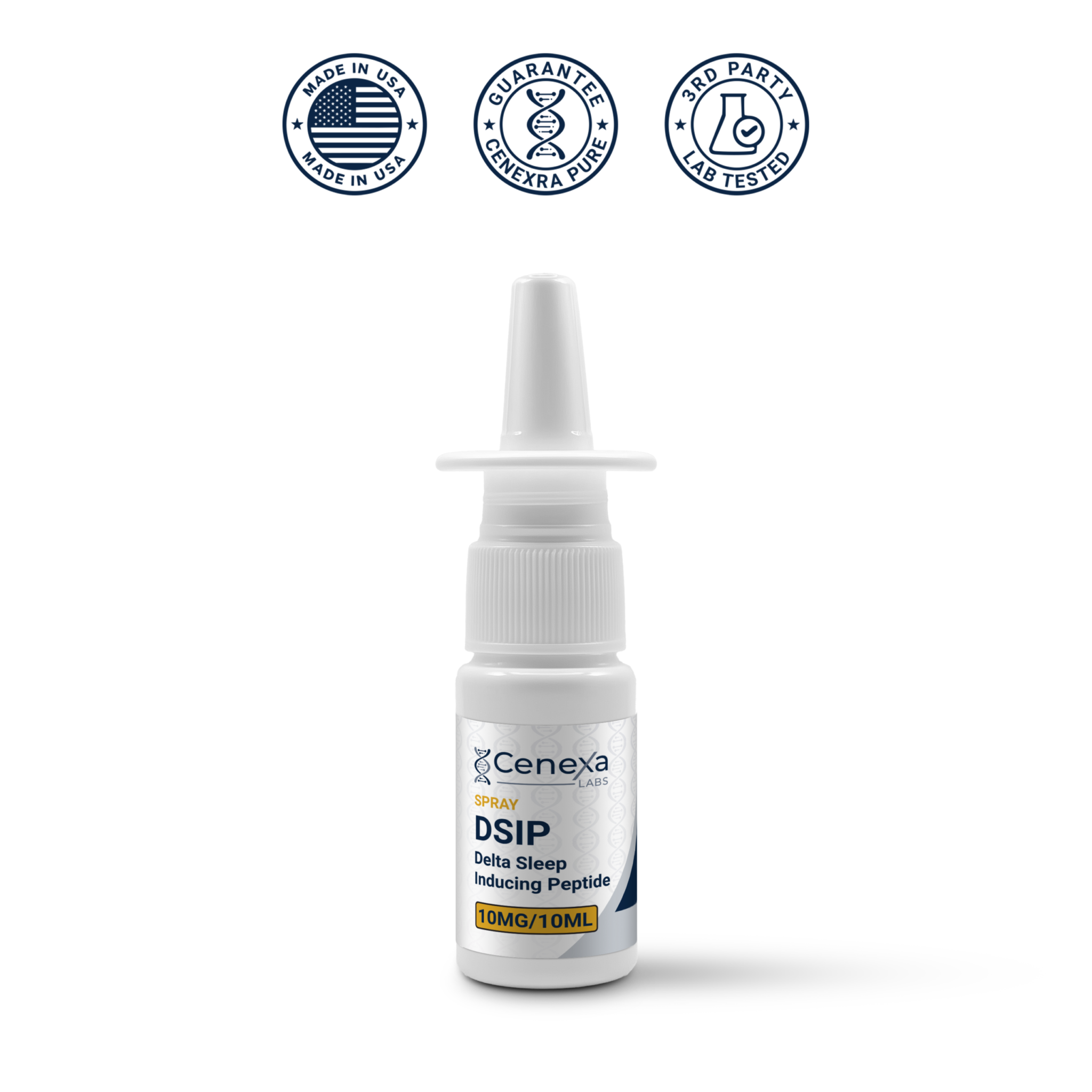 DSIP peptide spray 10mg 10ml sterile saline – USA Made research grade