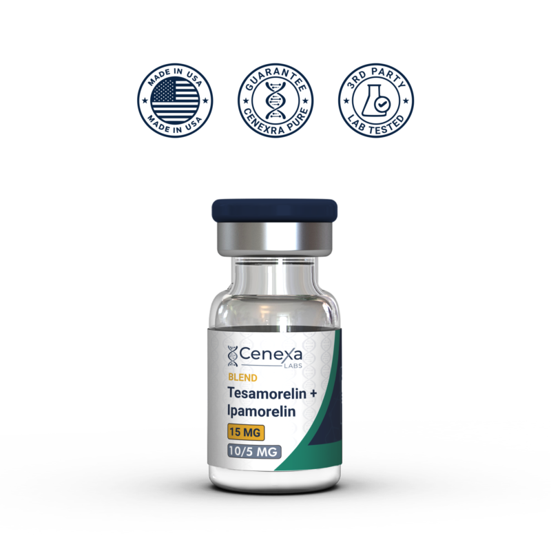 Tesamorelin+Ipamorelin Peptide Blend 15 mg