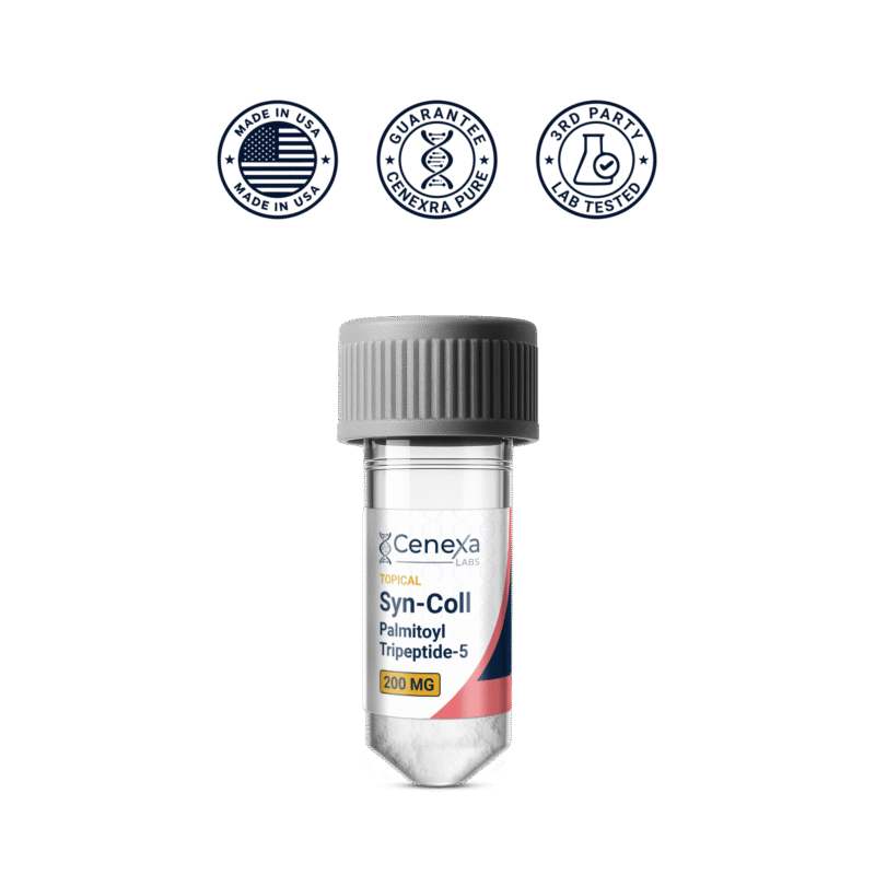 Syn-Coll peptide powder – Palmitoyl Tripeptide-5 topical research grade – USA Made