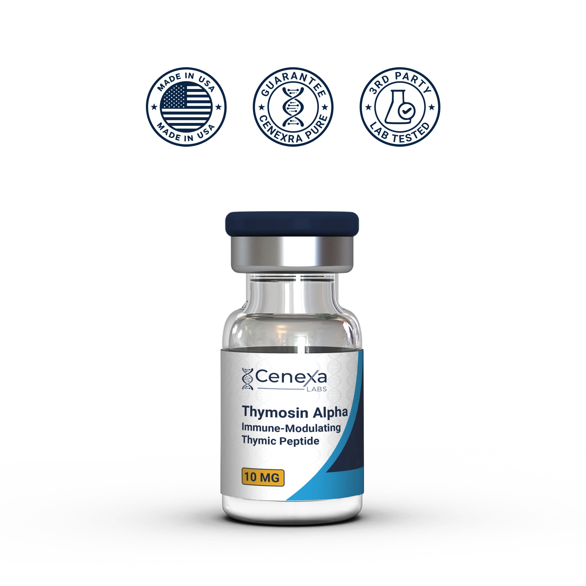 Thymosin Alpha-1 peptide vial – USA Made research grade immune modulator